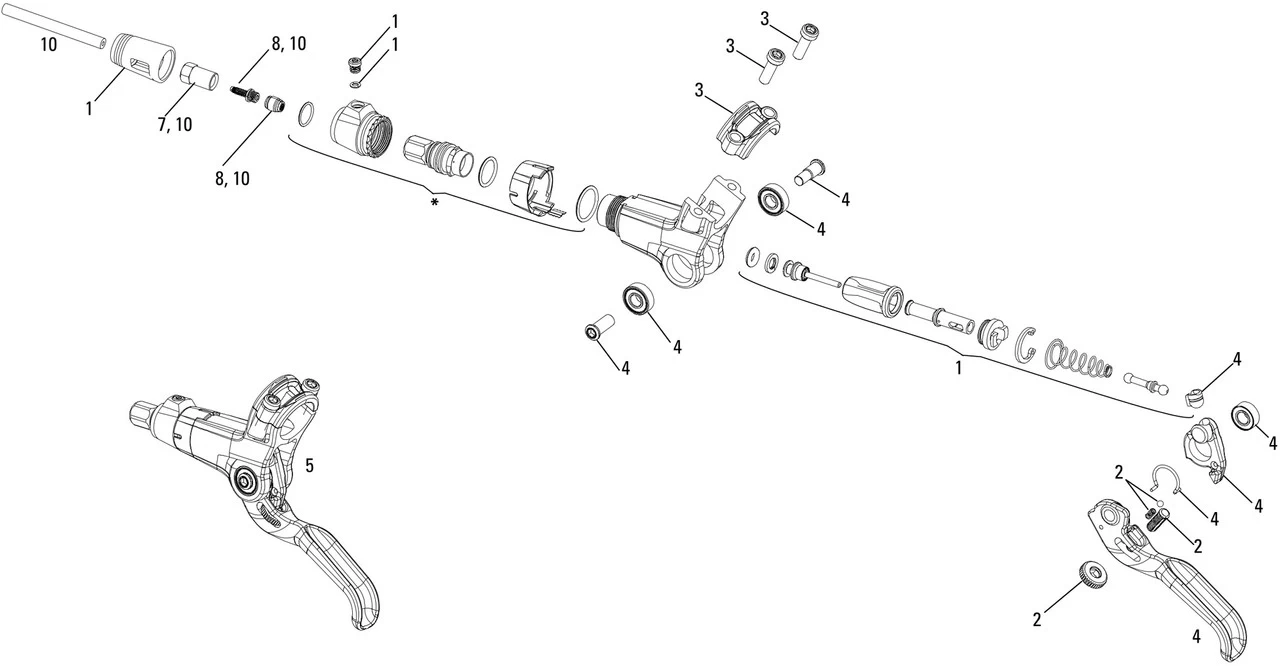 AVID Pièces Détachées Pour Étrier De Frein Code (2011-2016) 3 AVID Pièces Détachées Pour Étrier De Frein Code (2011-2016)