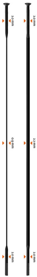 Sapim Rayons CX-Ray Straightpull + Écrous - 20 Pièces - Fin De Série 9 Sapim Rayons CX-Ray Straightpull + Écrous - 20 Pièces - Fin De Série – Image 7