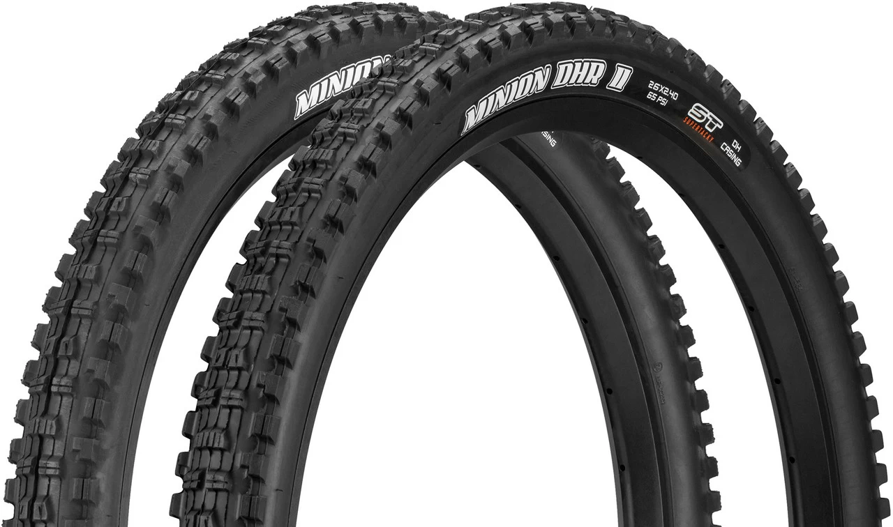 MAXXIS Set De 2 Pneus Rigides Minion DHR II SuperTacky / MaxxPro 26" 3 MAXXIS Set De 2 Pneus Rigides Minion DHR II SuperTacky / MaxxPro 26"