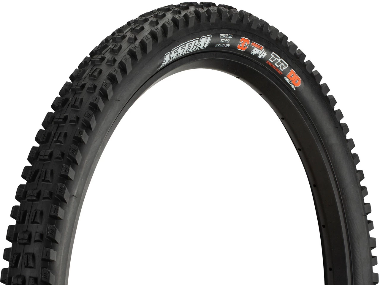 MAXXIS Pneu Souple Assegai 3C MaxxGrip DD WT TR 29" 3 MAXXIS Pneu Souple Assegai 3C MaxxGrip DD WT TR 29"
