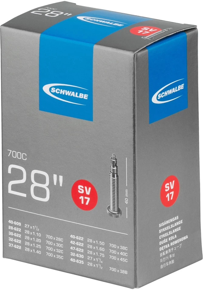 Schwalbe Chambre à Air 17 Pour 28" - 25 Pièces 4 Schwalbe Chambre à Air 17 Pour 28" - 25 Pièces – Image 2