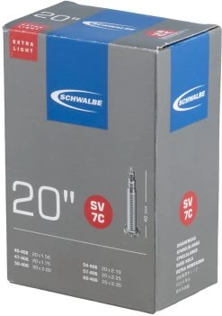 Schwalbe Chambre à Air 7C Extralight Pour 20" -Accessoires De Vélo 321605