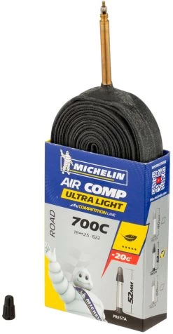 Michelin Chambre à Air A1 Aircomp Ultra-Light Road Pour 28"