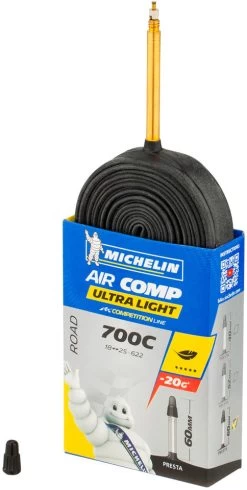 Michelin Chambre à Air A1 Aircomp Ultra-Light Road Pour 28" -Accessoires De Vélo 396914