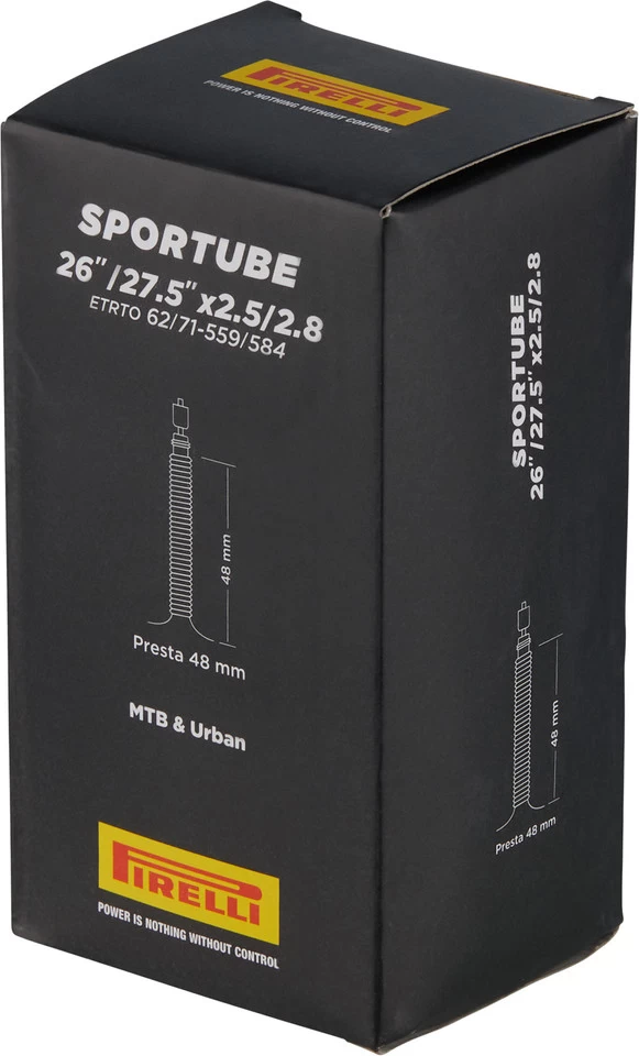 Pirelli Chambre à Air SporTube Pour 26" / 27,5" 4 Pirelli Chambre à Air SporTube Pour 26" / 27,5" – Image 2
