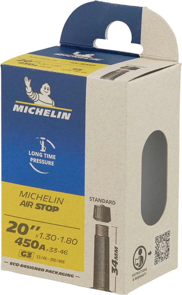 Michelin Chambre à Air G3 Airstop Pour 20" 4 Michelin Chambre à Air G3 Airstop Pour 20" – Image 2