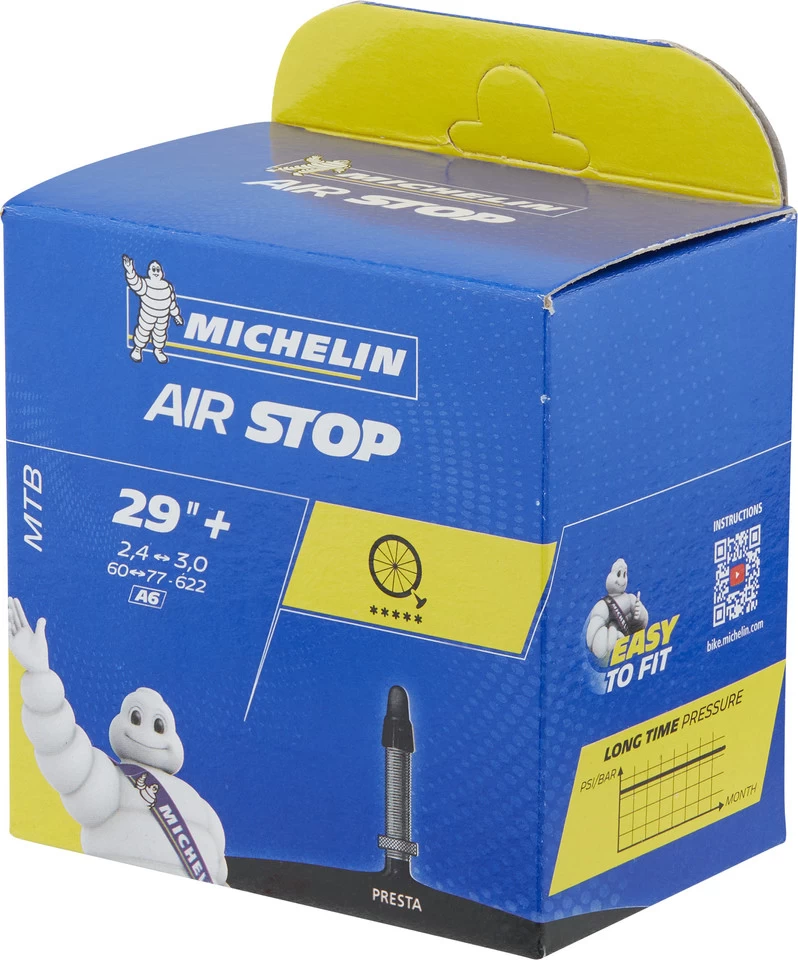 Michelin Chambre à Air A6 Airstop VTT Pour 29+ 4 Michelin Chambre à Air A6 Airstop VTT Pour 29+ – Image 2